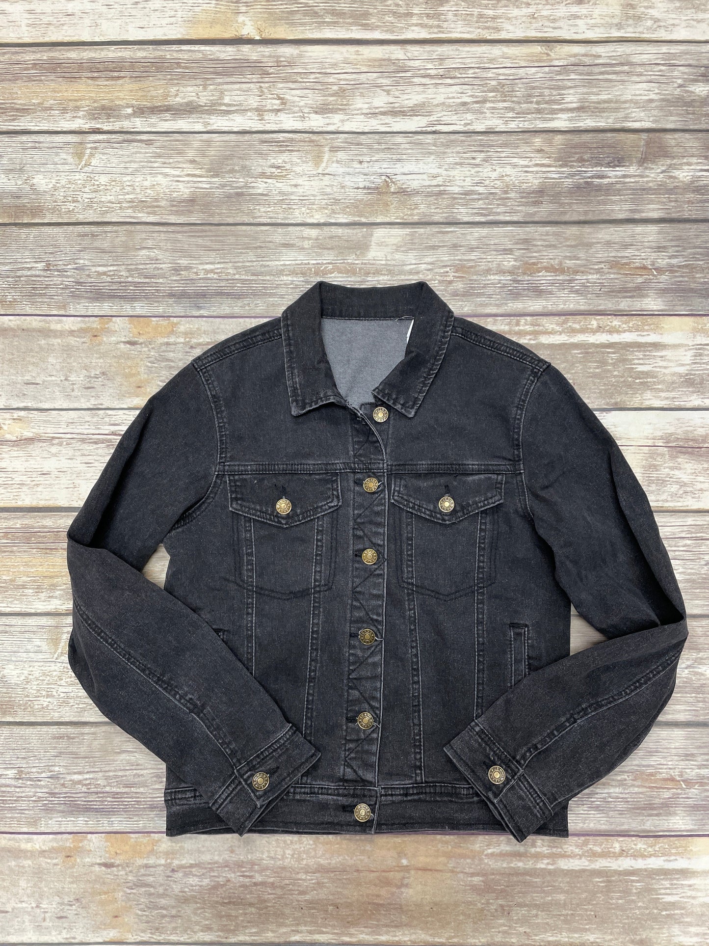 Jacket Denim By Cmf In Black, Size: S