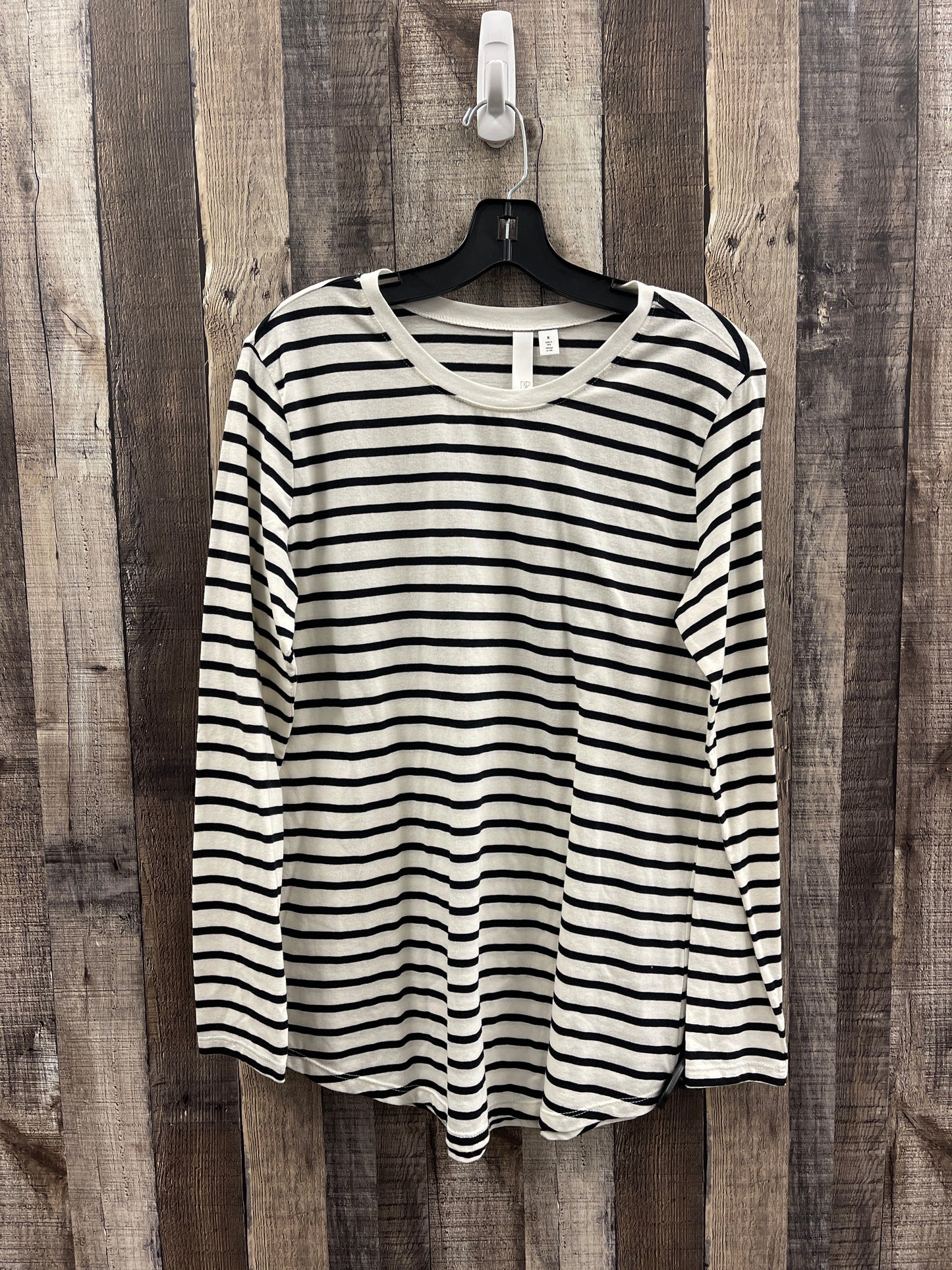 Top Long Sleeve Basic By Bp In Striped Pattern, Size: M