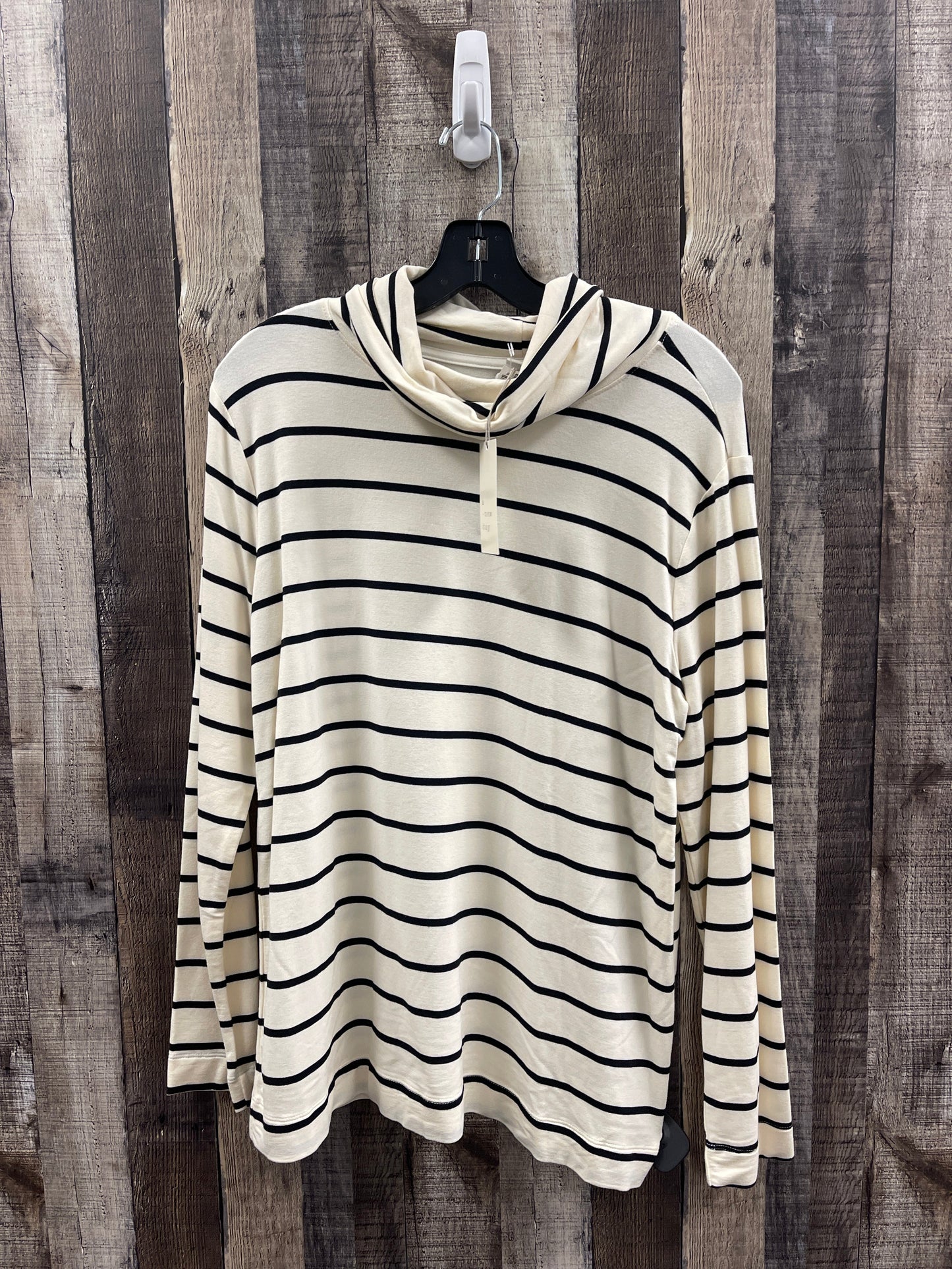 Top Long Sleeve By A New Day In Striped Pattern, Size: L