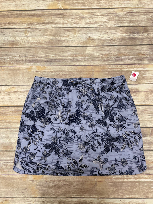 Athletic Skort By Chicos In Blue, Size: 3x