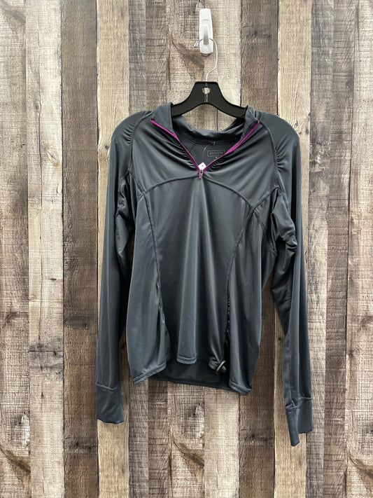 Top Long Sleeve By Athleta In Grey, Size: M