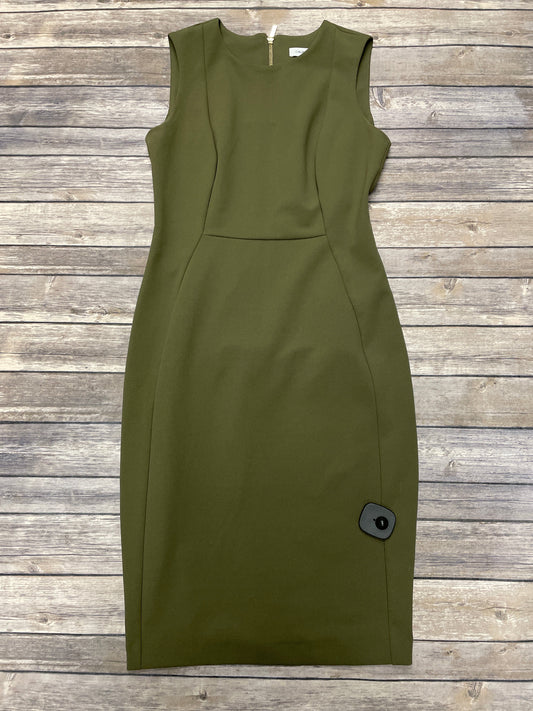 Dress Work By Calvin Klein In Green, Size: S