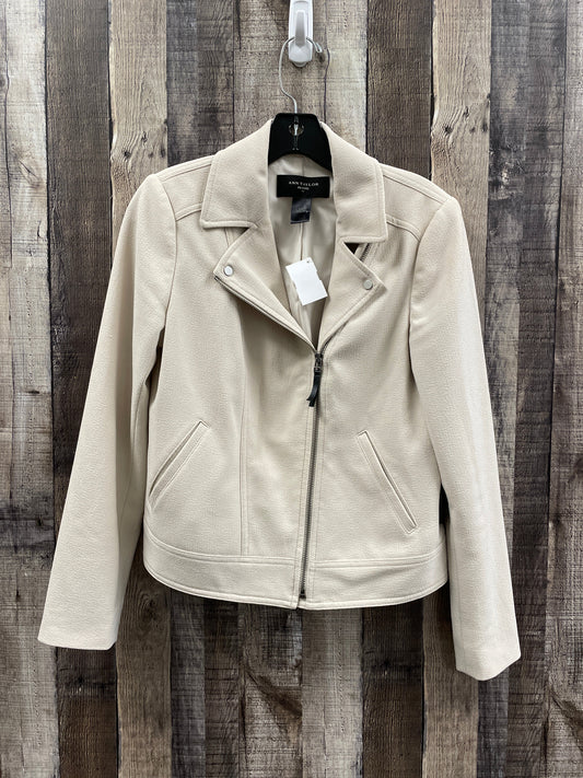 Jacket Other By Ann Taylor In Beige, Size: Petite   S