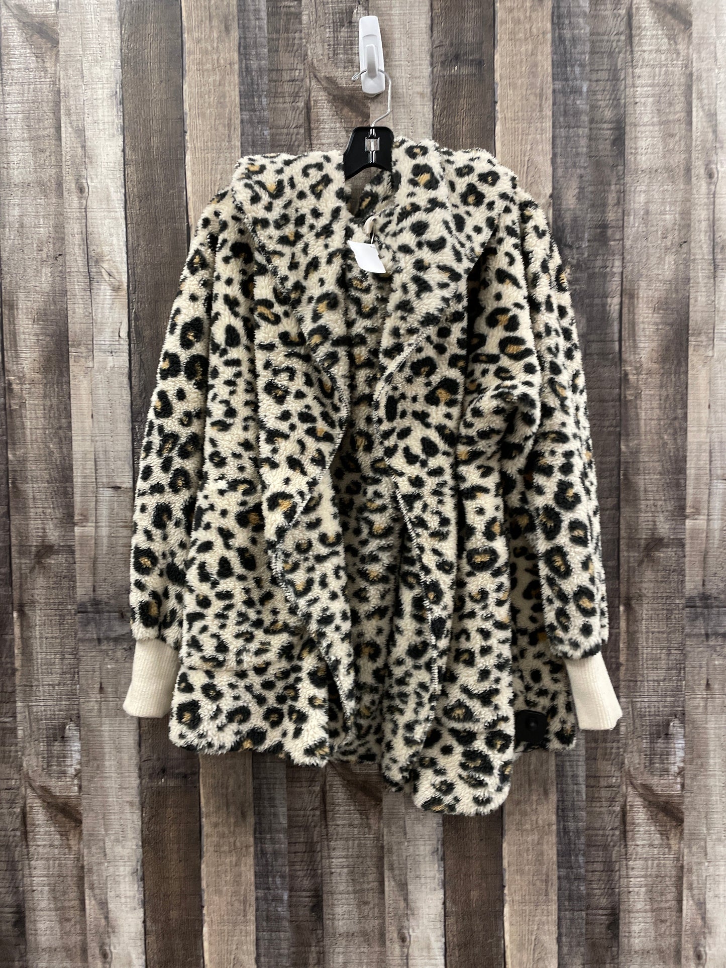 Jacket Fleece By Hem & Thread In Animal Print, Size: Onesize