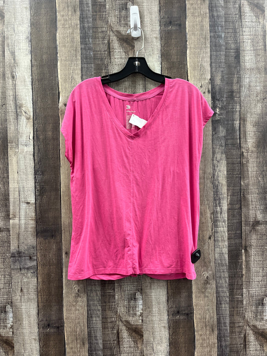 Athletic Top Short Sleeve By All In Motion In Pink, Size: M