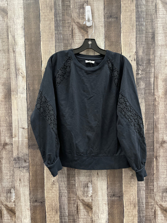 Sweatshirt Crewneck By Maurices In Black, Size: M