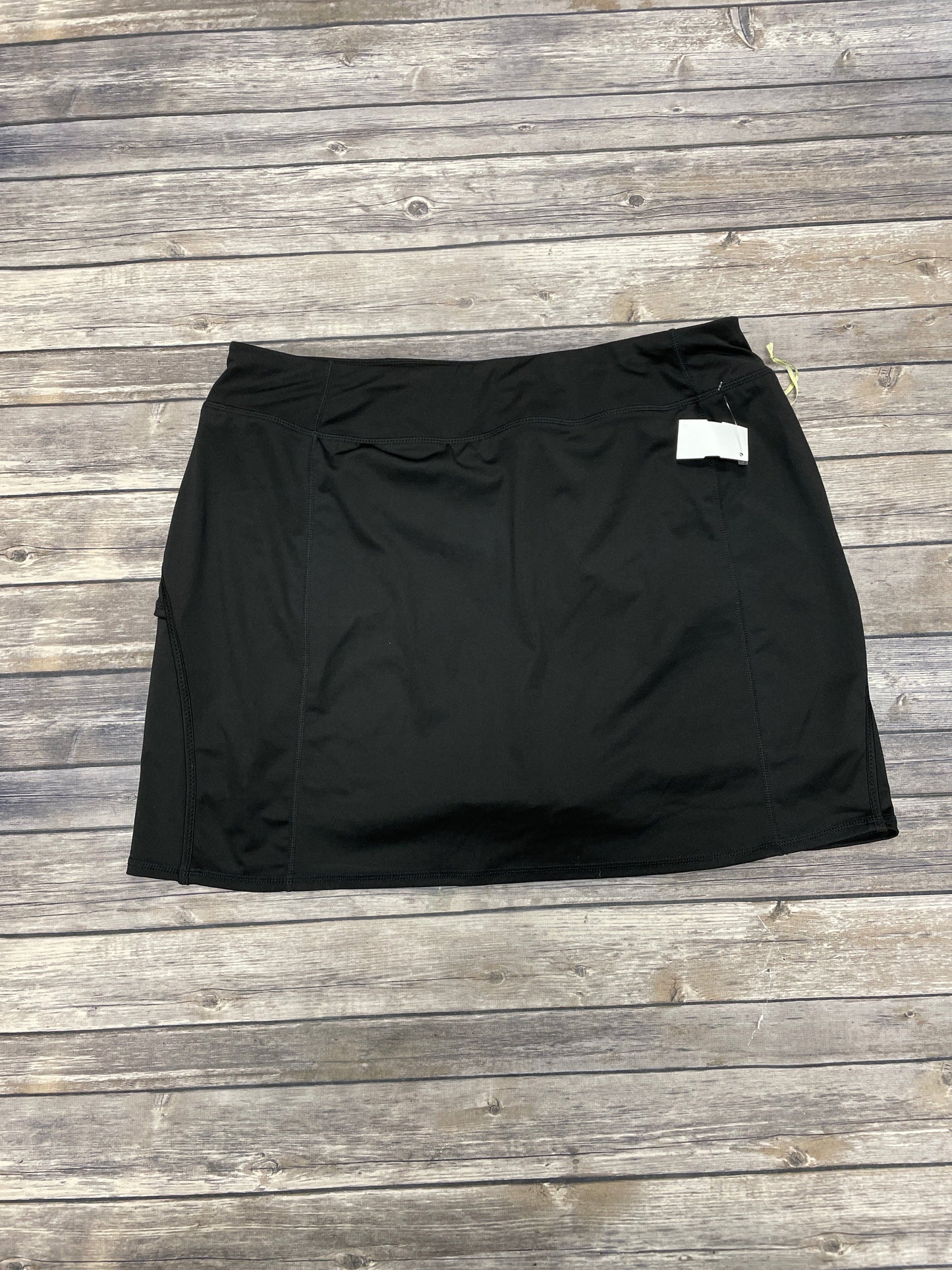 Athletic Skort By Tangerine In Black, Size: Xxl