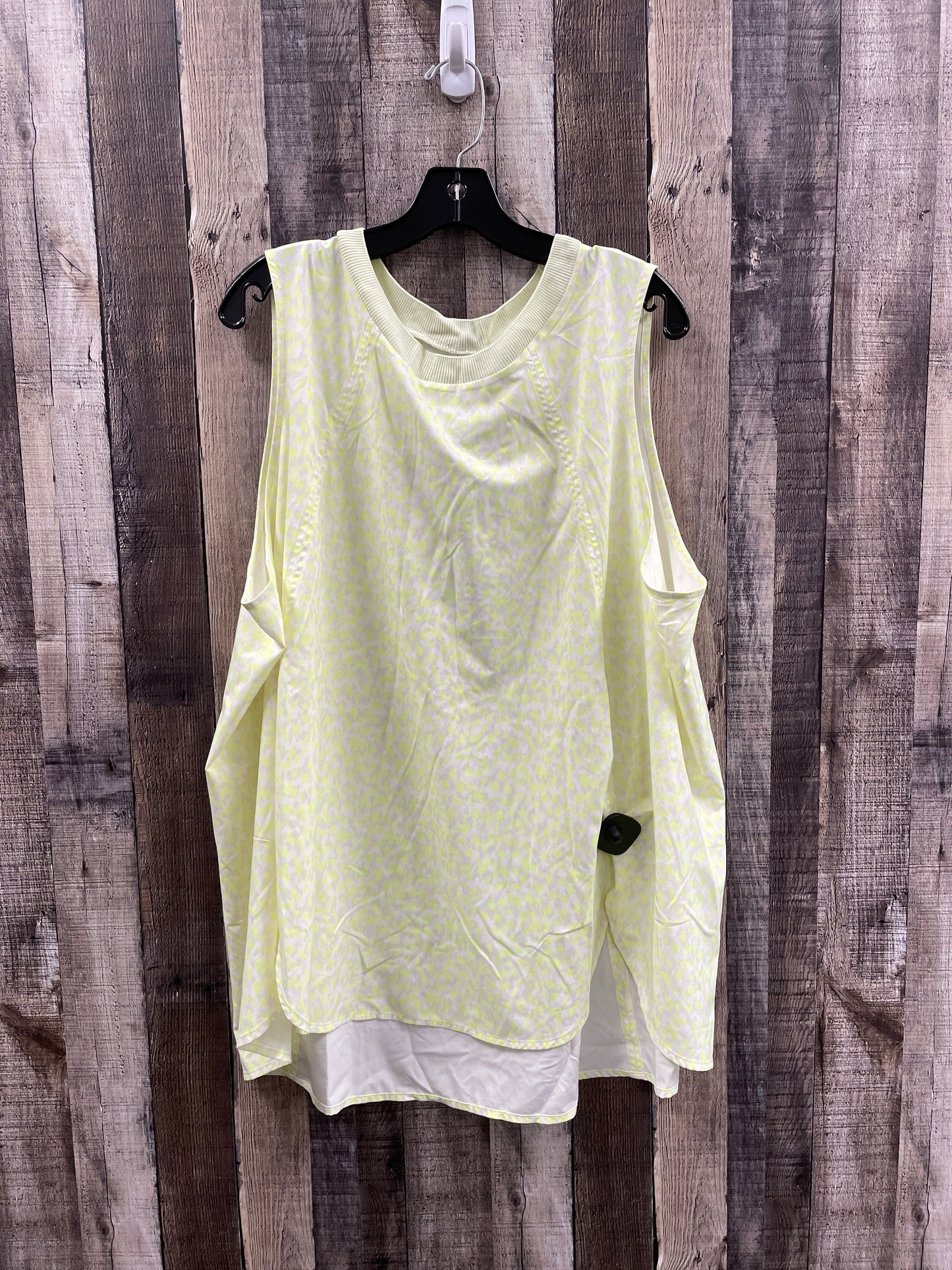 Athletic Tank Top By Athleta In Yellow, Size: 3x