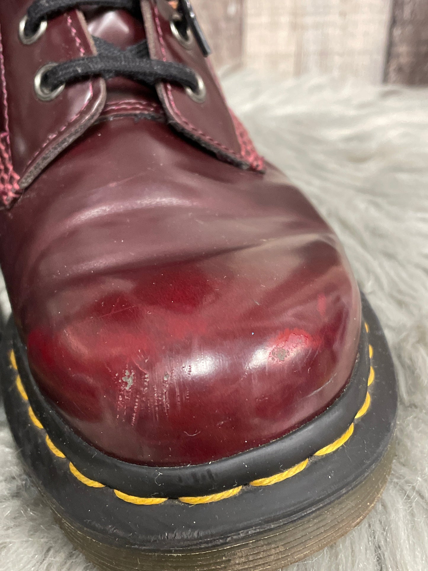 Boots Ankle Flats By Dr Martens In Red, Size: 6