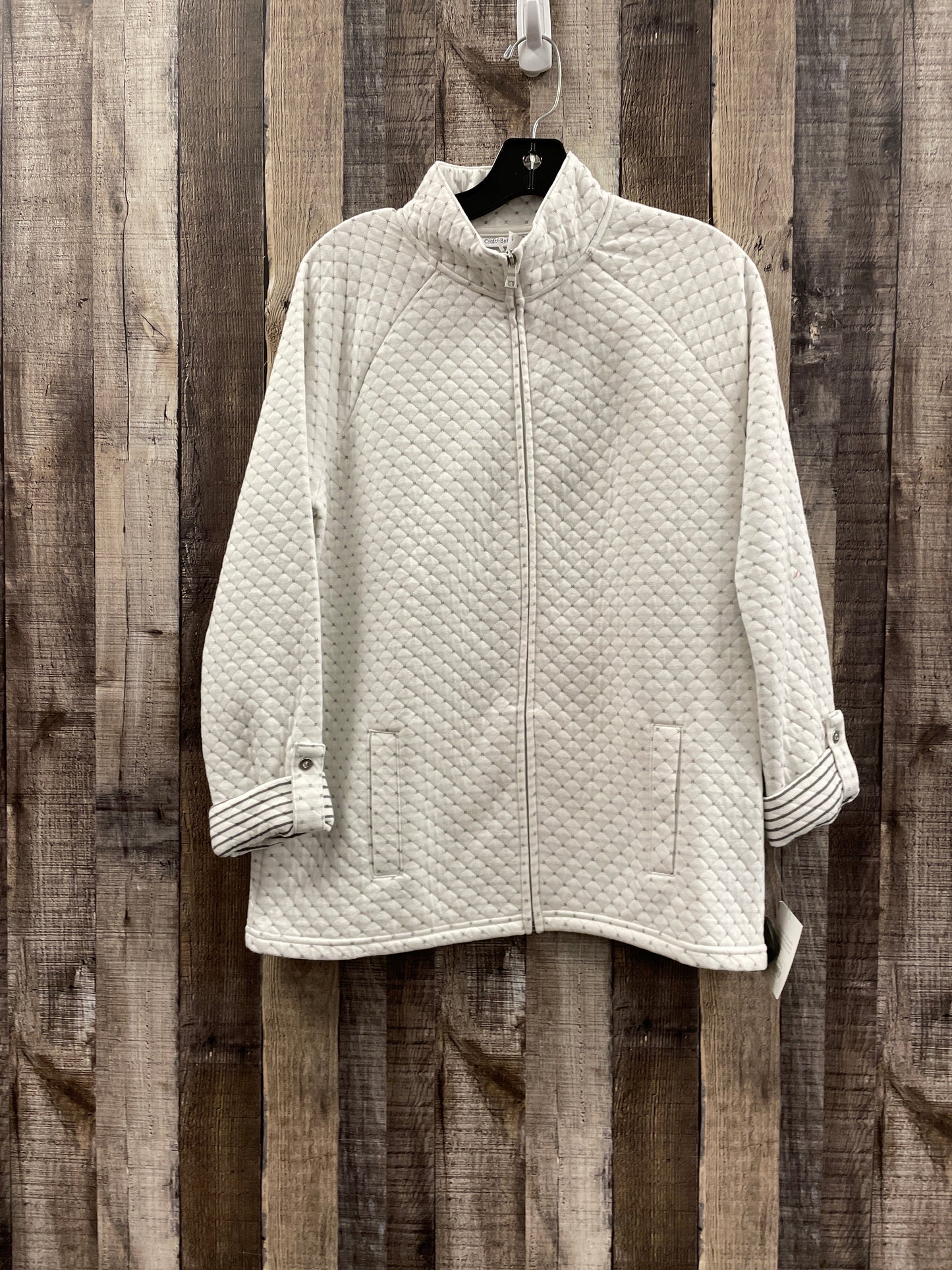 Jacket Other By Croft And Barrow In White, Size: M