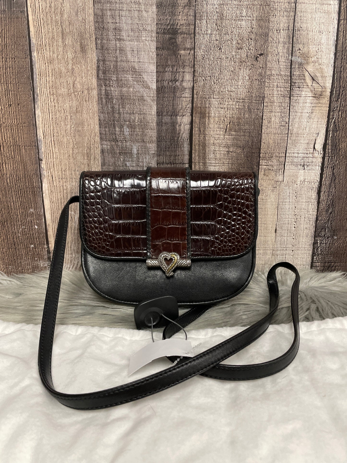 Crossbody Leather By Brighton, Size: Medium