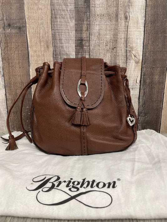 Backpack Leather By Brighton, Size: Medium