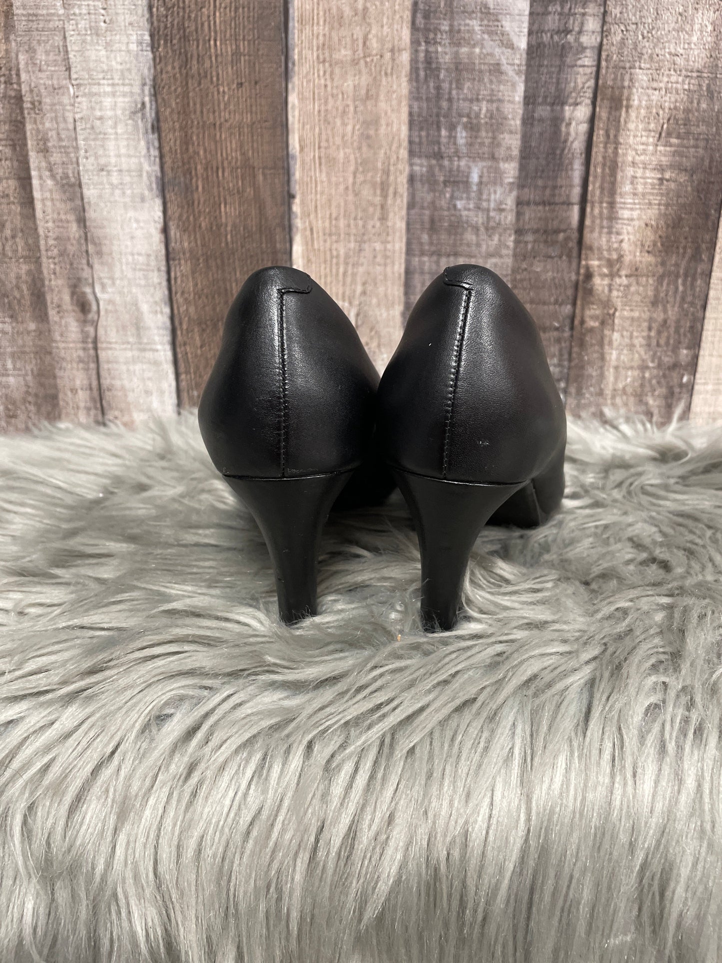 SHOES HEELS PLATFORM CLARKS in BLACK, Size: 9.5