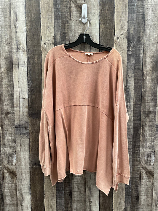 Sweatshirt Crewneck By Easel In Orange, Size: L