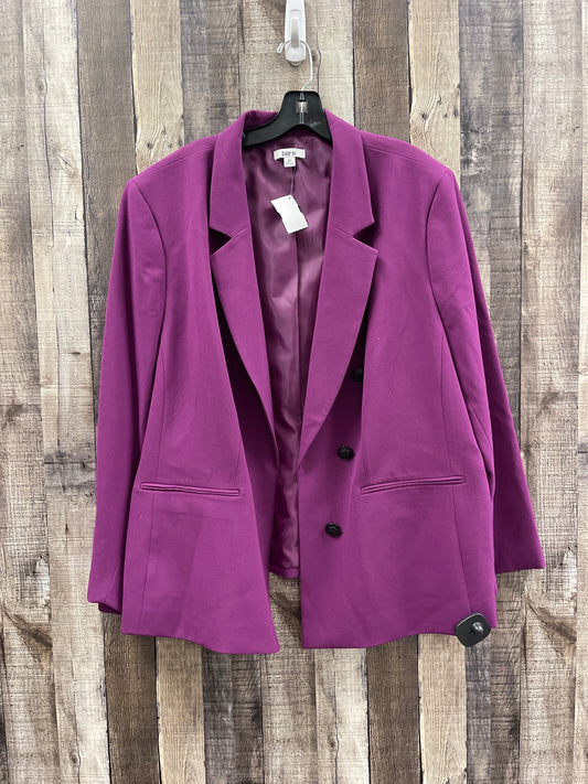 Blazer By Bar Iii In Purple, Size: 3x