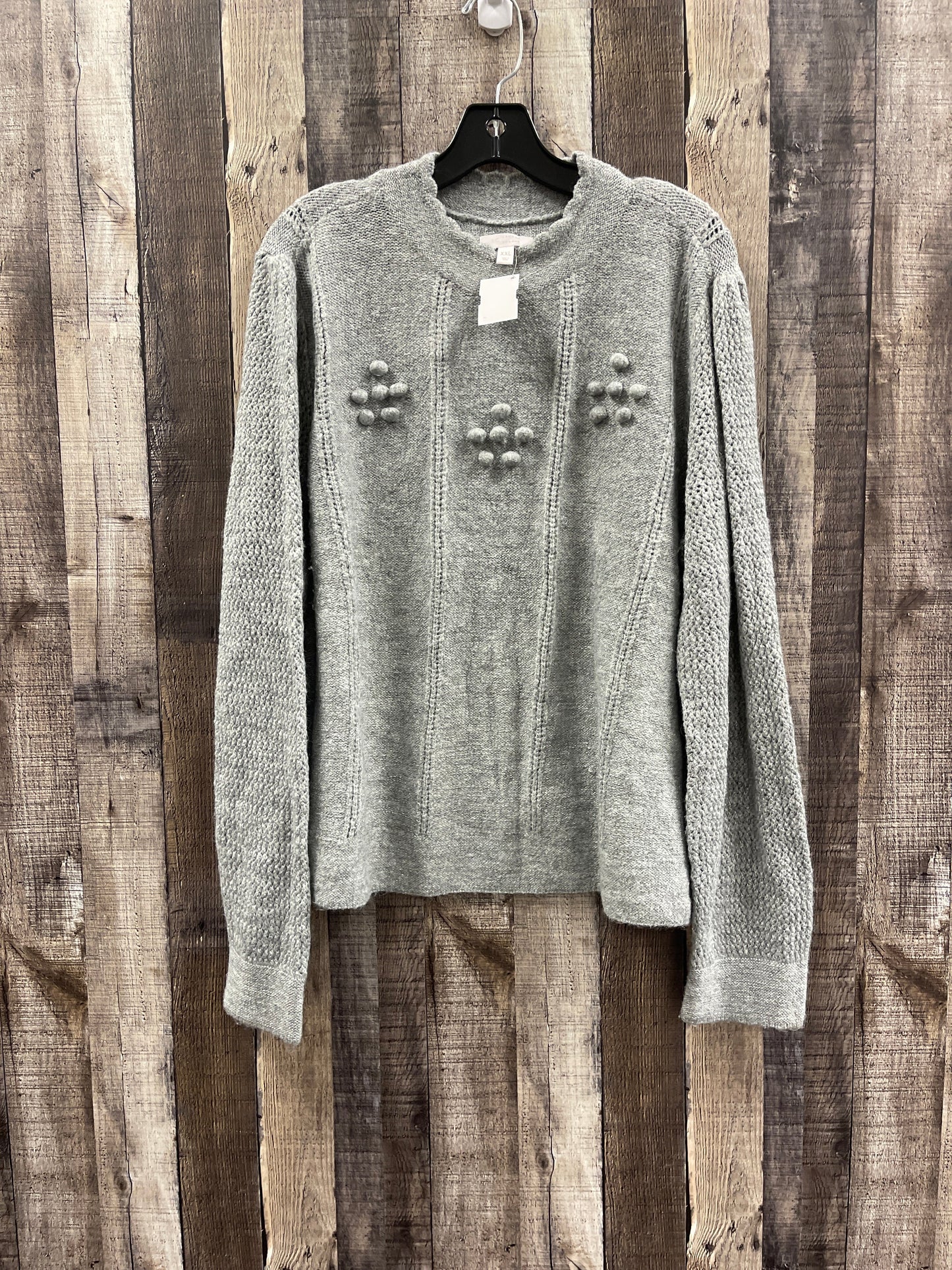 Sweater By Lc Lauren Conrad In Grey, Size: 2x