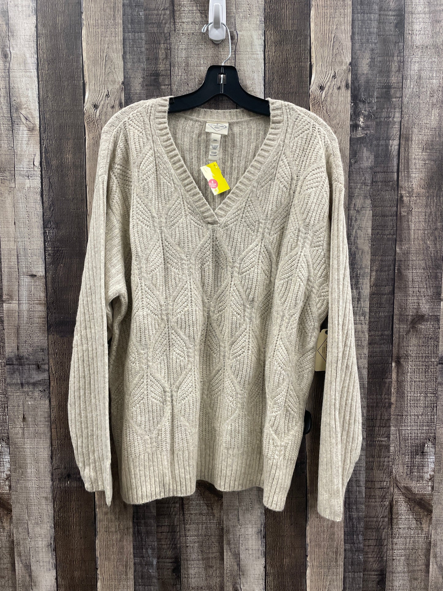 Sweater By St Johns Bay In Beige, Size: Xxl