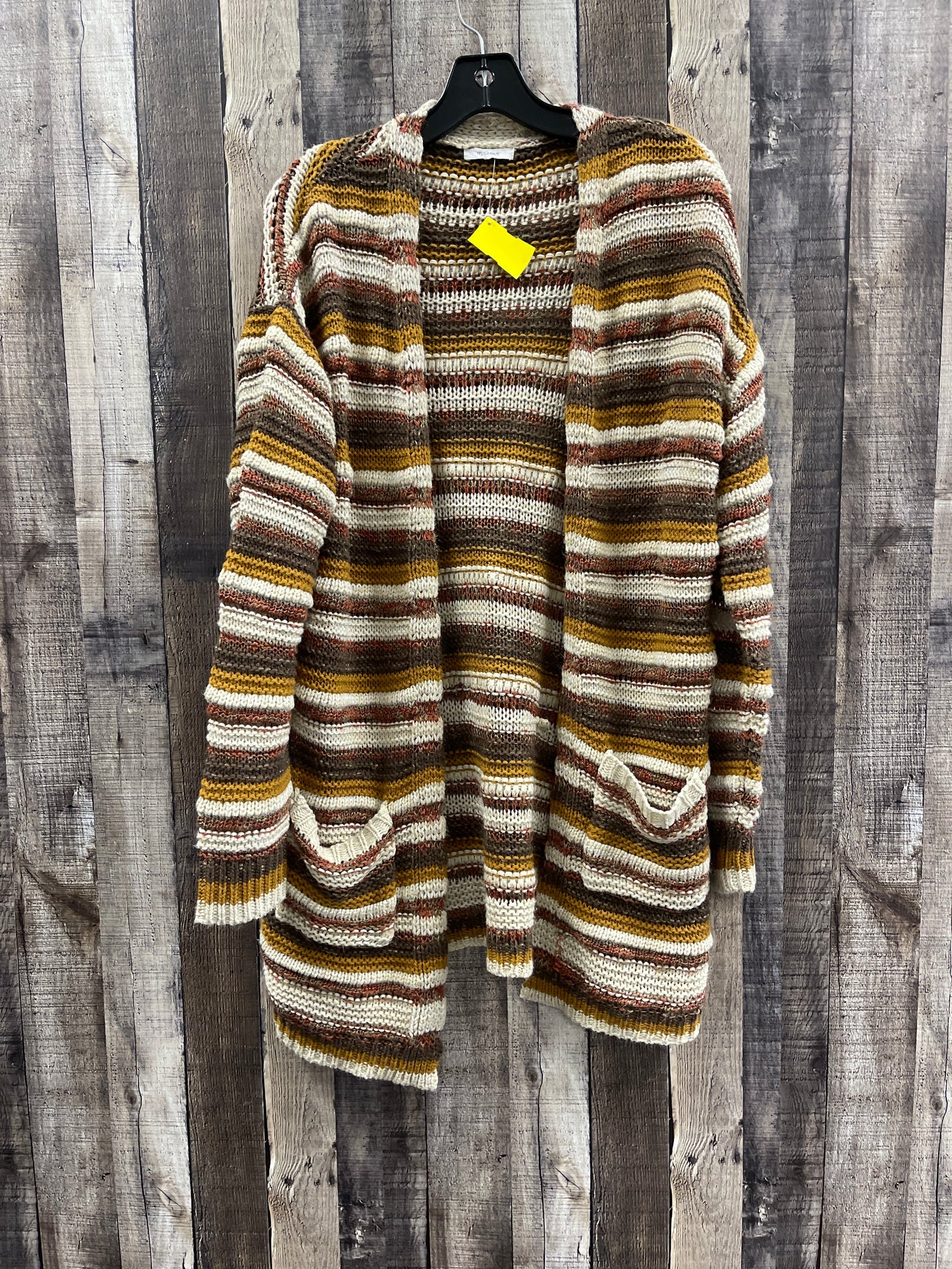 Sweater Cardigan By Maurices In Multi-colored, Size: L