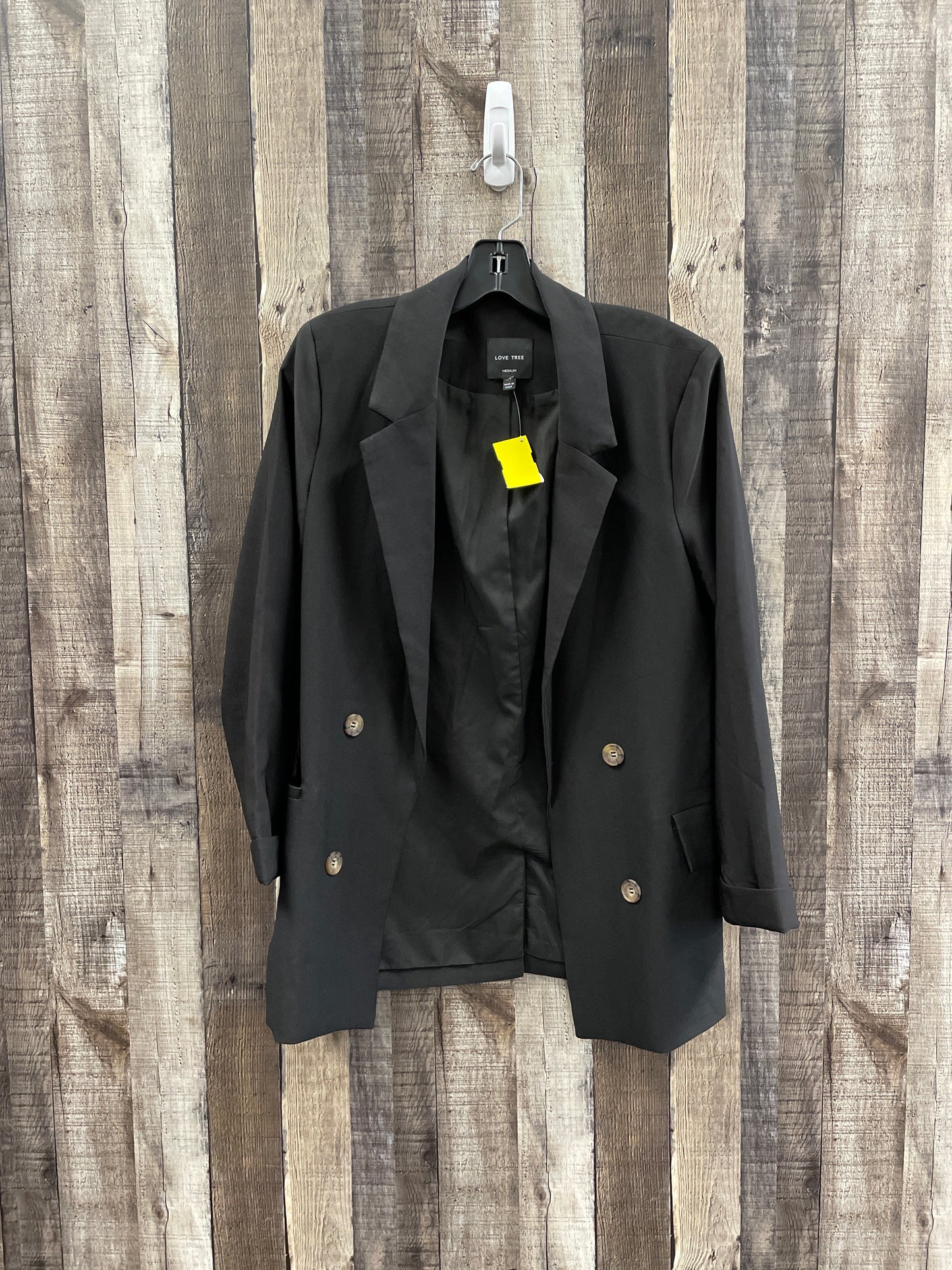 Blazer By Love Tree In Black, Size: M