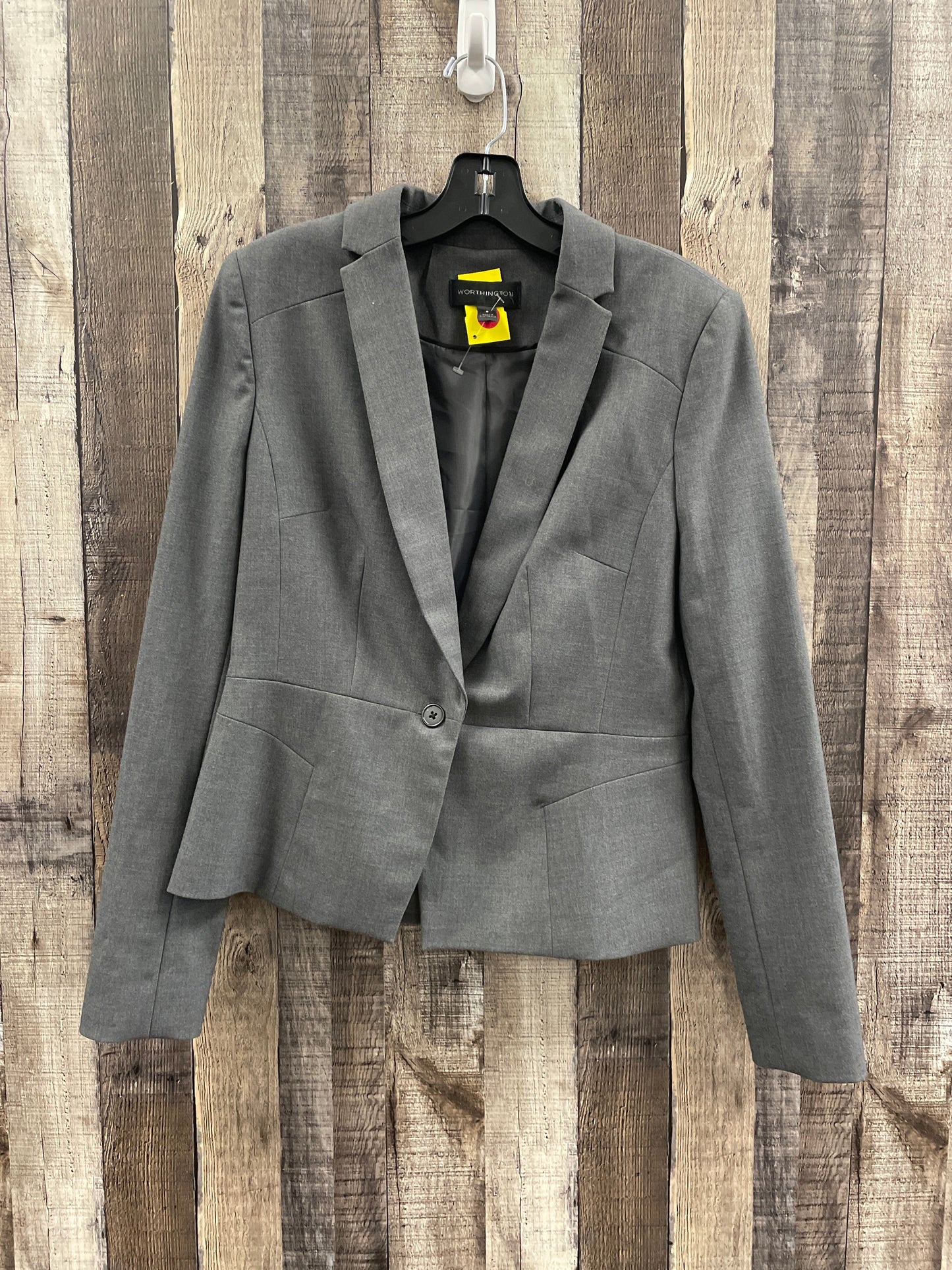 Blazer By Worthington In Grey, Size: M