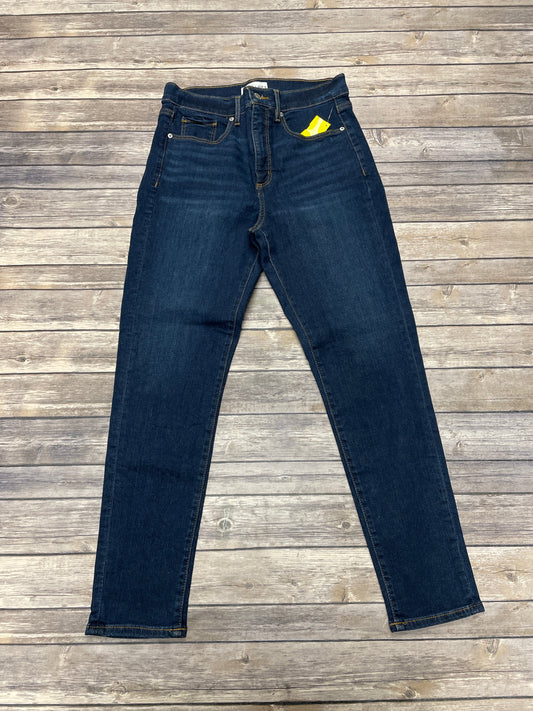 Jeans Skinny By Loft In Blue Denim, Size: 8