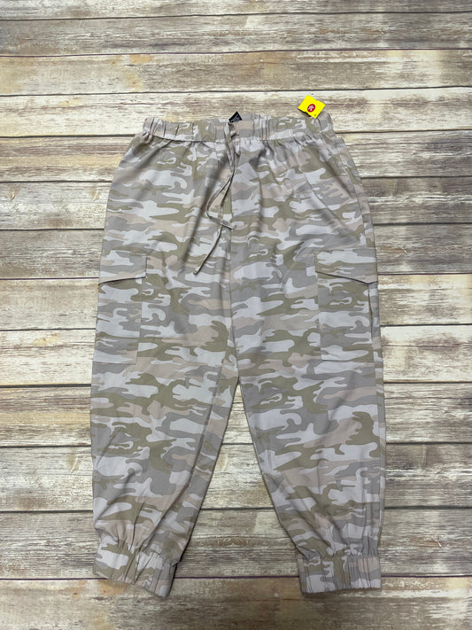 Athletic Pants By Soho Design Group In Camouflage Print, Size: Xl