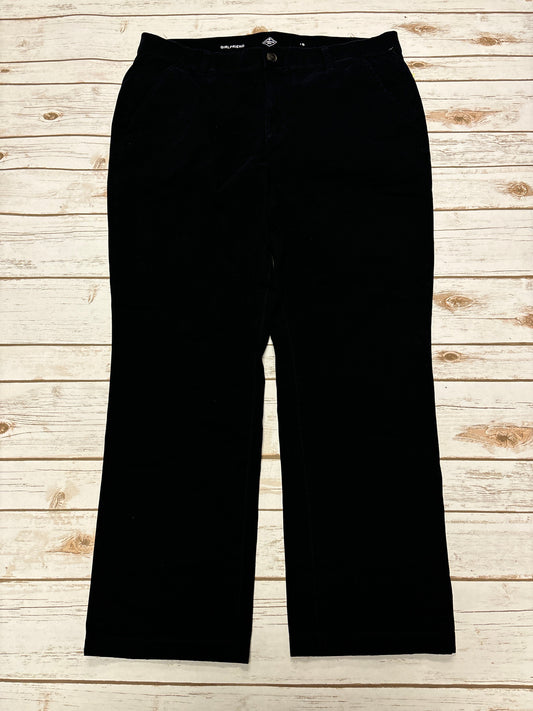 Pants Wide Leg By St Johns Bay In Black, Size: 16