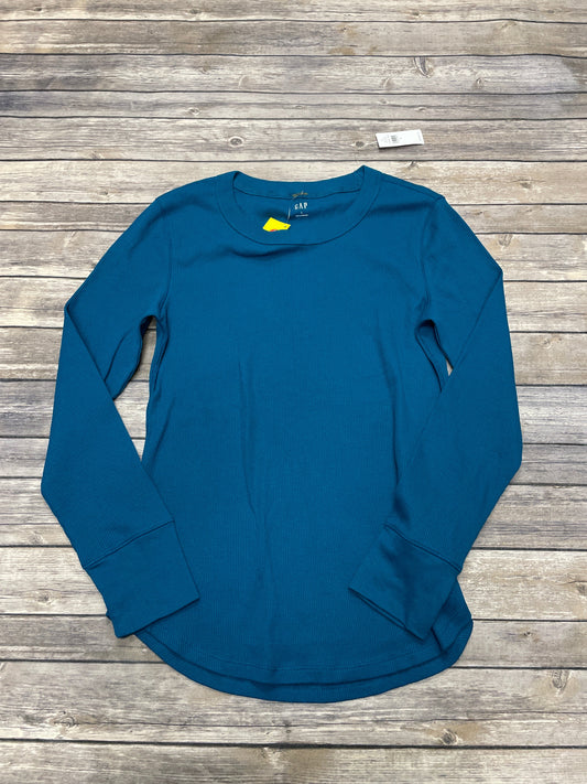 Top Long Sleeve By Gap In Blue, Size: L