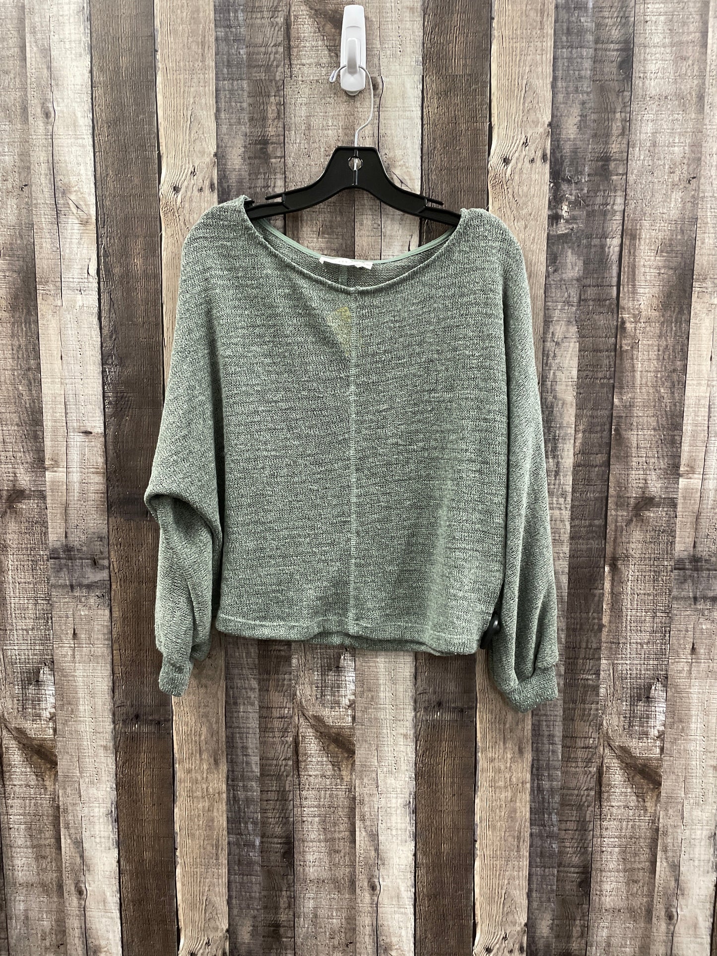 Top Long Sleeve By Lush In Green, Size: S