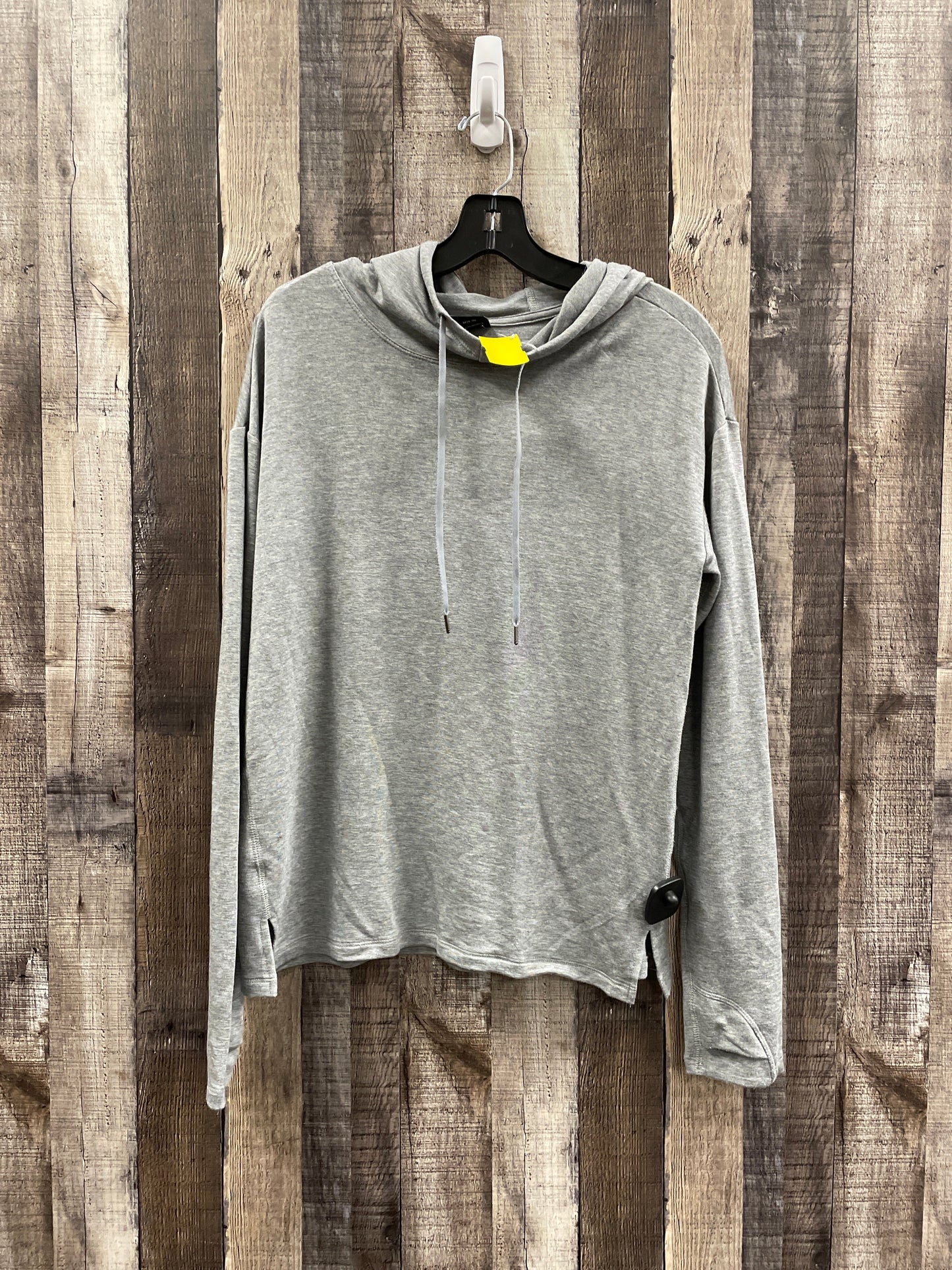 Sweatshirt Hoodie By Athletic Works In Grey, Size: M