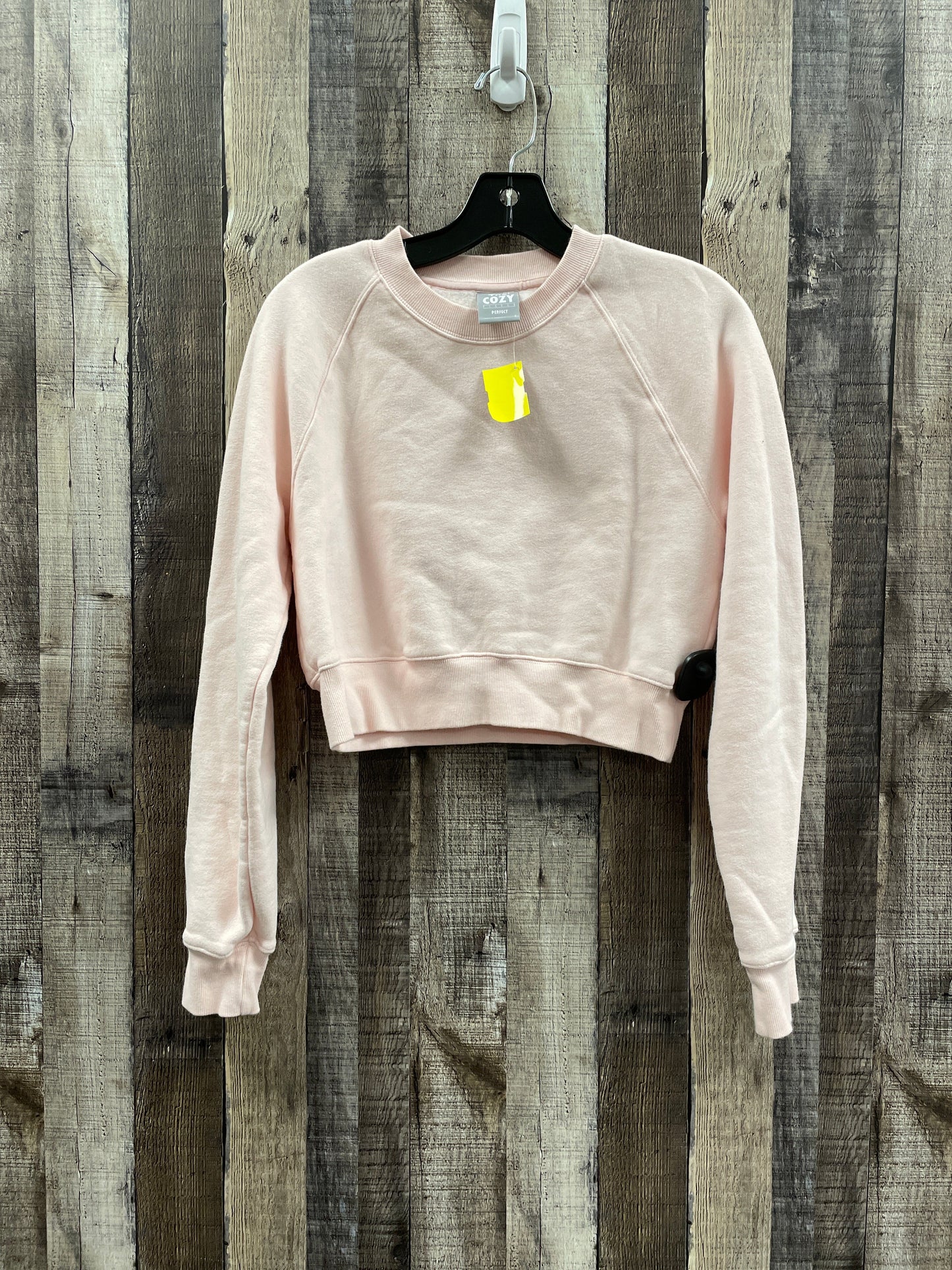 Sweatshirt Crewneck By Cme In Pink, Size: S