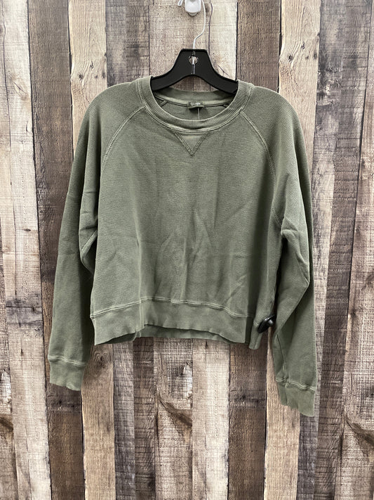 Top Long Sleeve By Cme In Green, Size: M