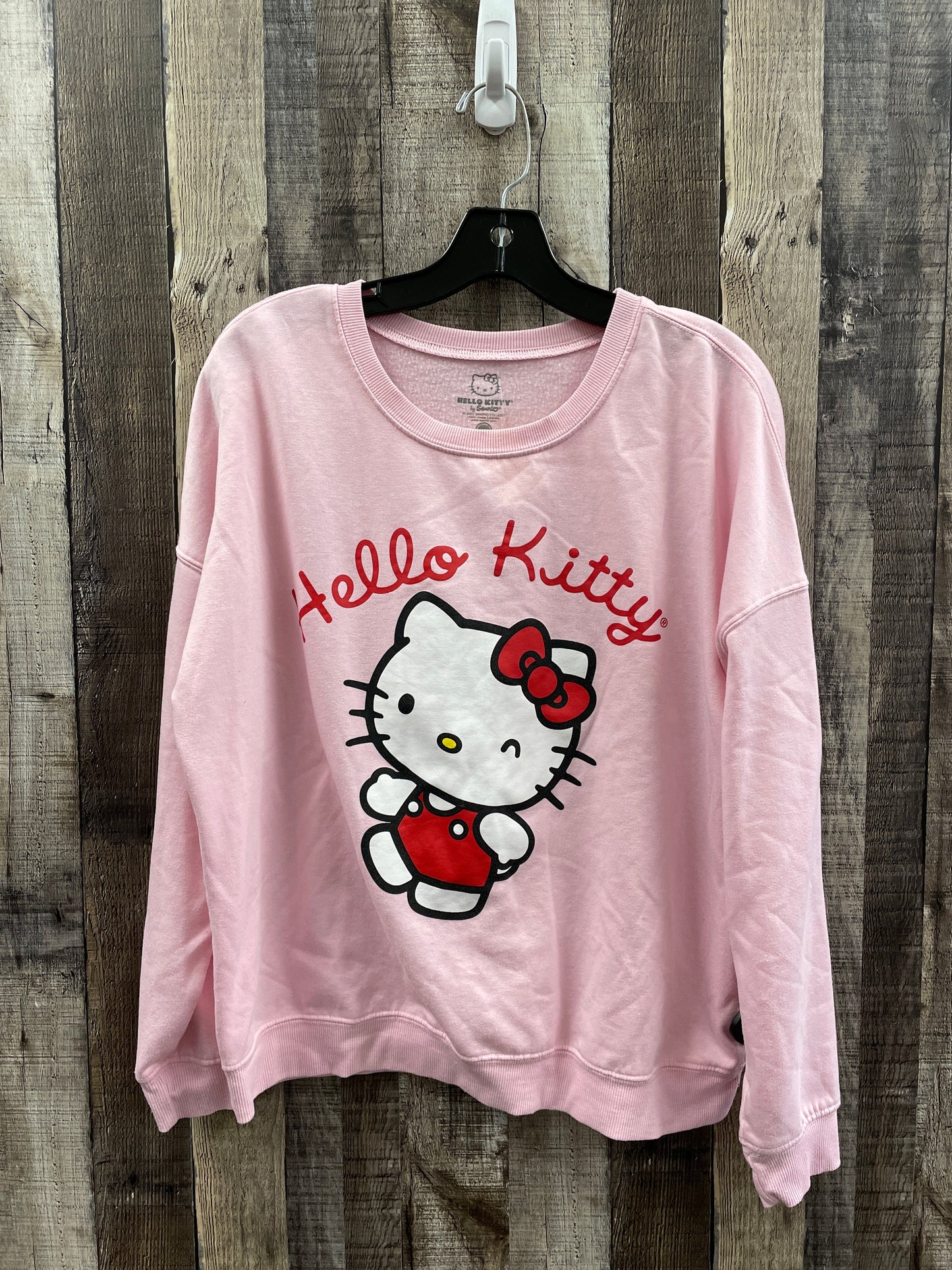 Sweatshirt Crewneck By Cme In Pink, Size: L