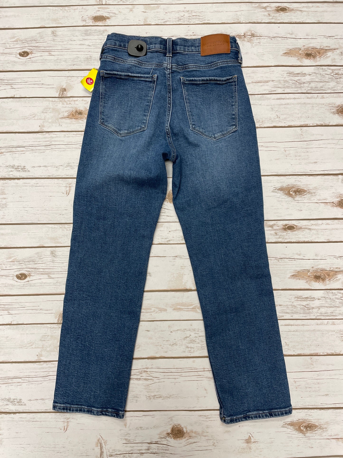 Jeans Straight By Lucky Brand In Blue Denim, Size: 6