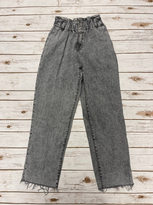 Jeans Straight By Zara In Grey, Size: 4