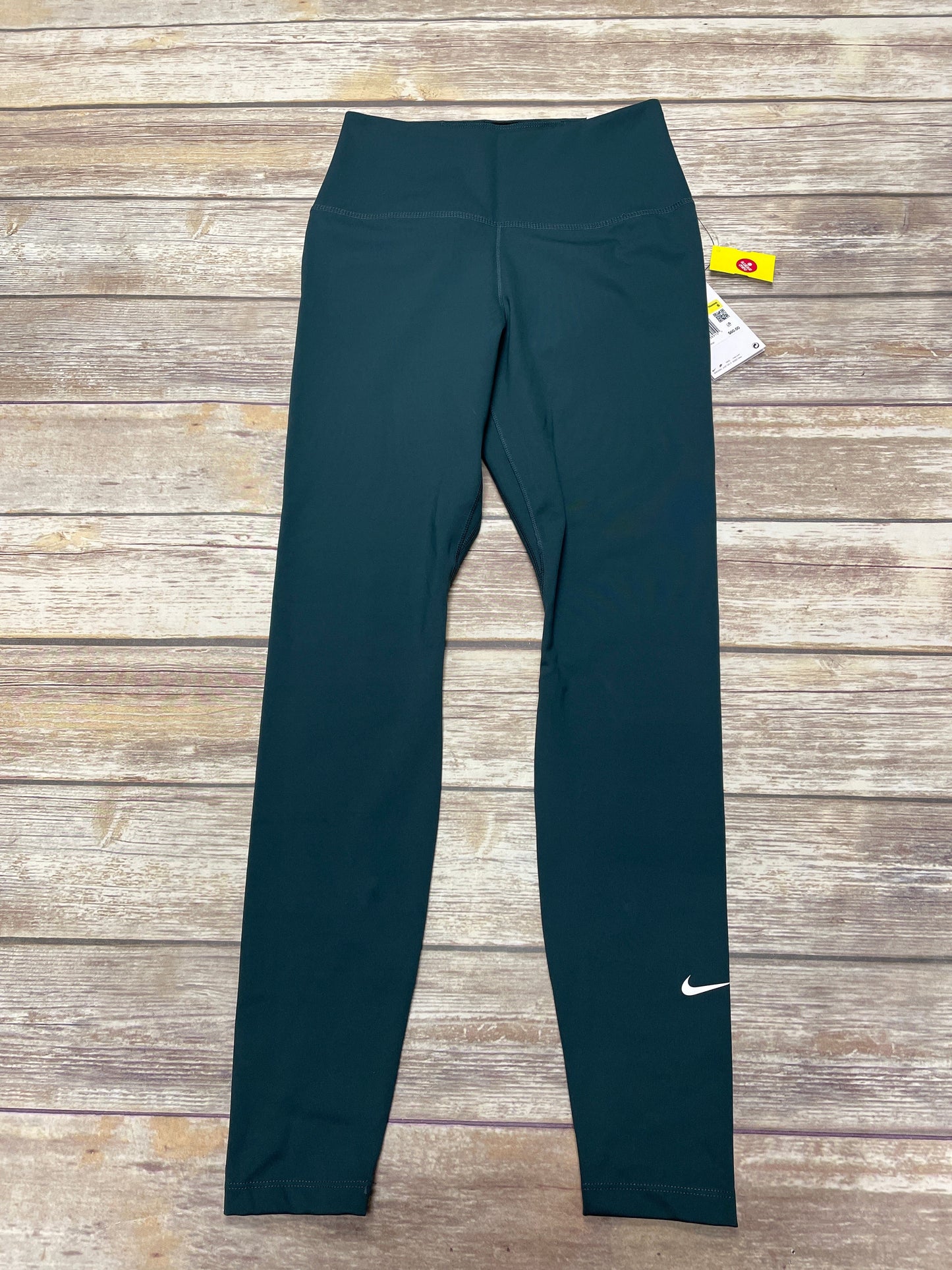 Athletic Leggings By Nike In Green, Size: S