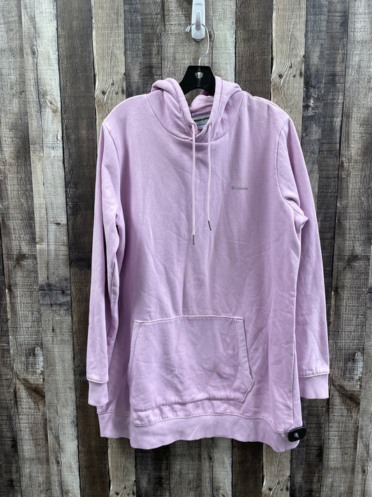 Athletic Sweatshirt Hoodie By Columbia In Purple, Size: 2x