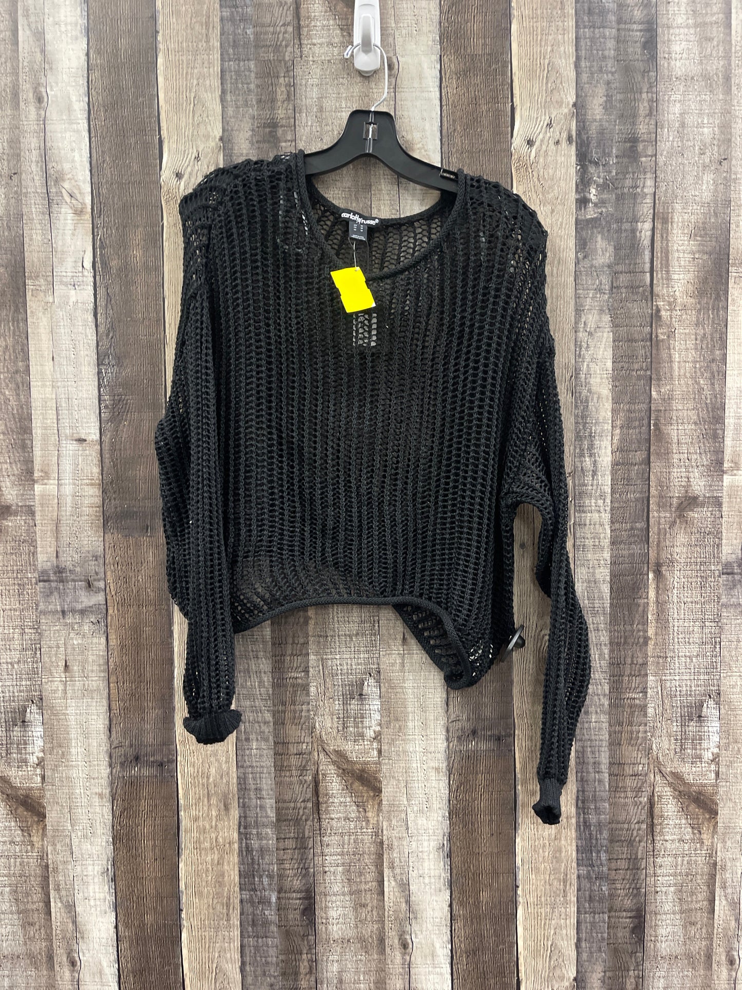 Sweater By Charlotte Russe In Black, Size: M