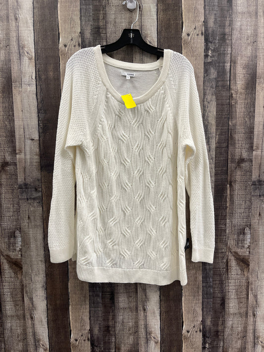 Sweater By Sonoma In White, Size: Xl