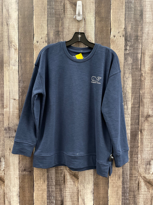 Sweatshirt Crewneck By Vineyard Vines In Navy, Size: M