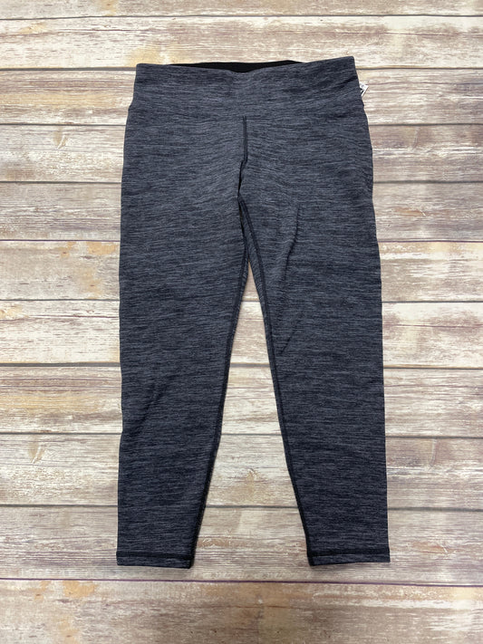 Athletic Leggings By Athleta In Grey, Size: L