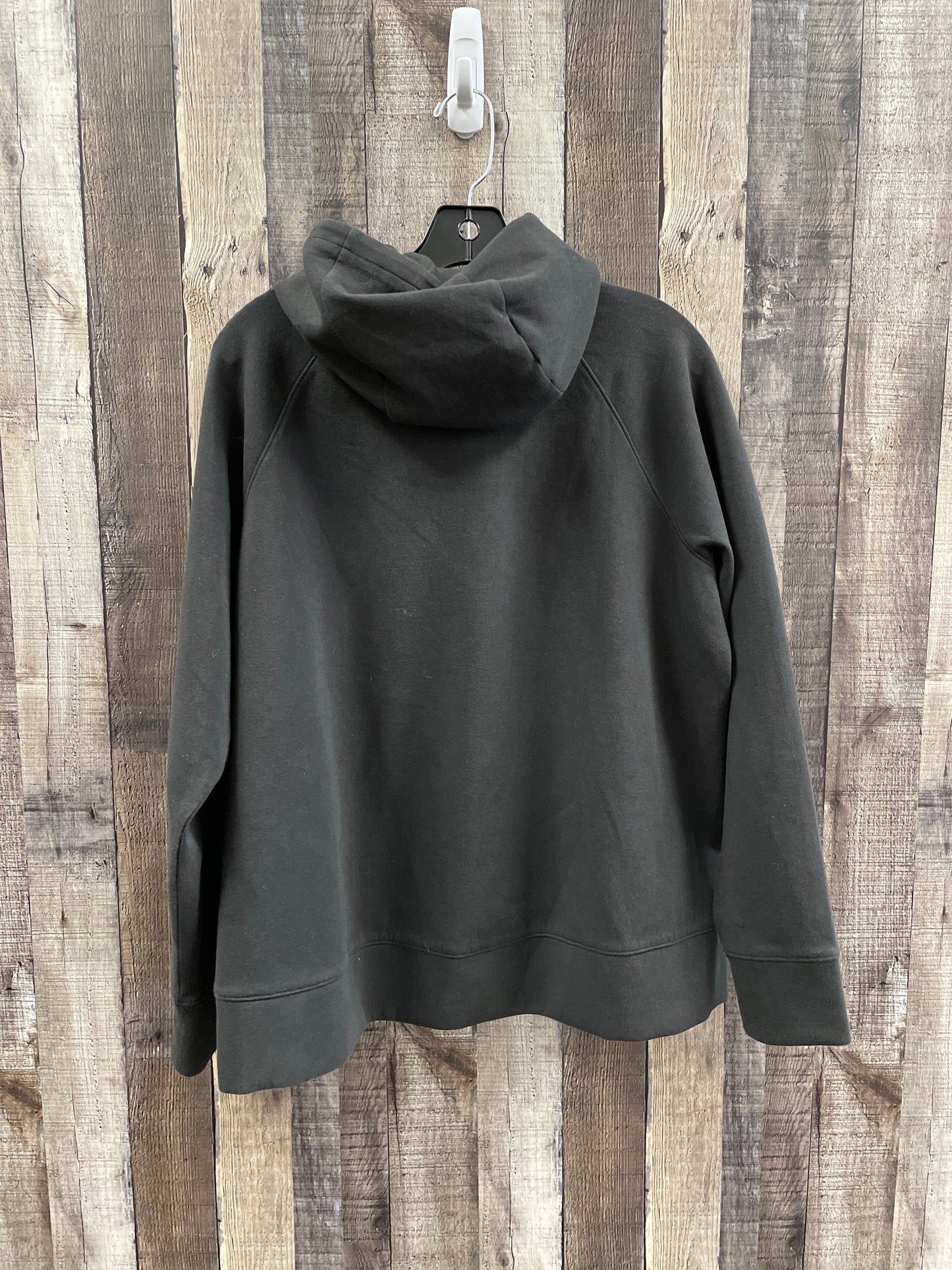 Athletic Sweatshirt Hoodie By Dsg Outerwear In Black, Size: L