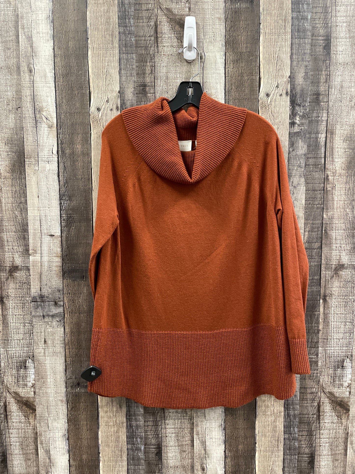 Sweater By Cyrus Knits In Bronze, Size: Xl