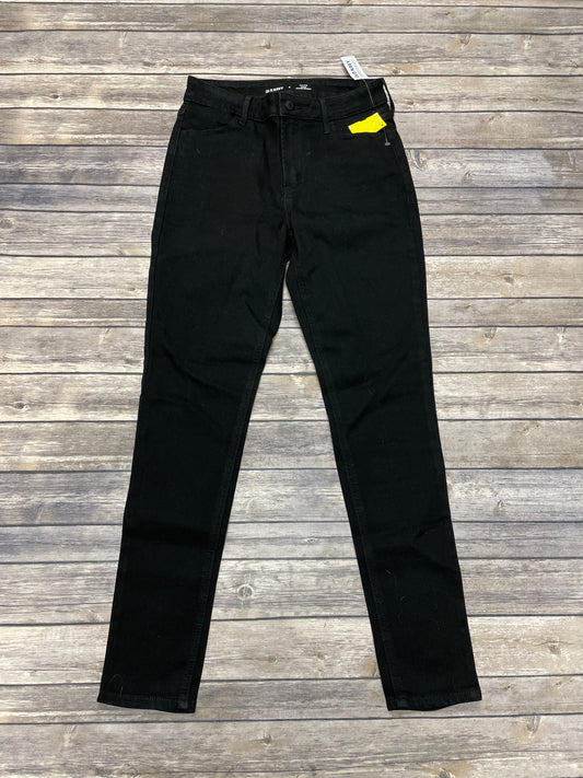 Jeans Skinny By Old Navy In Black Denim, Size: 6