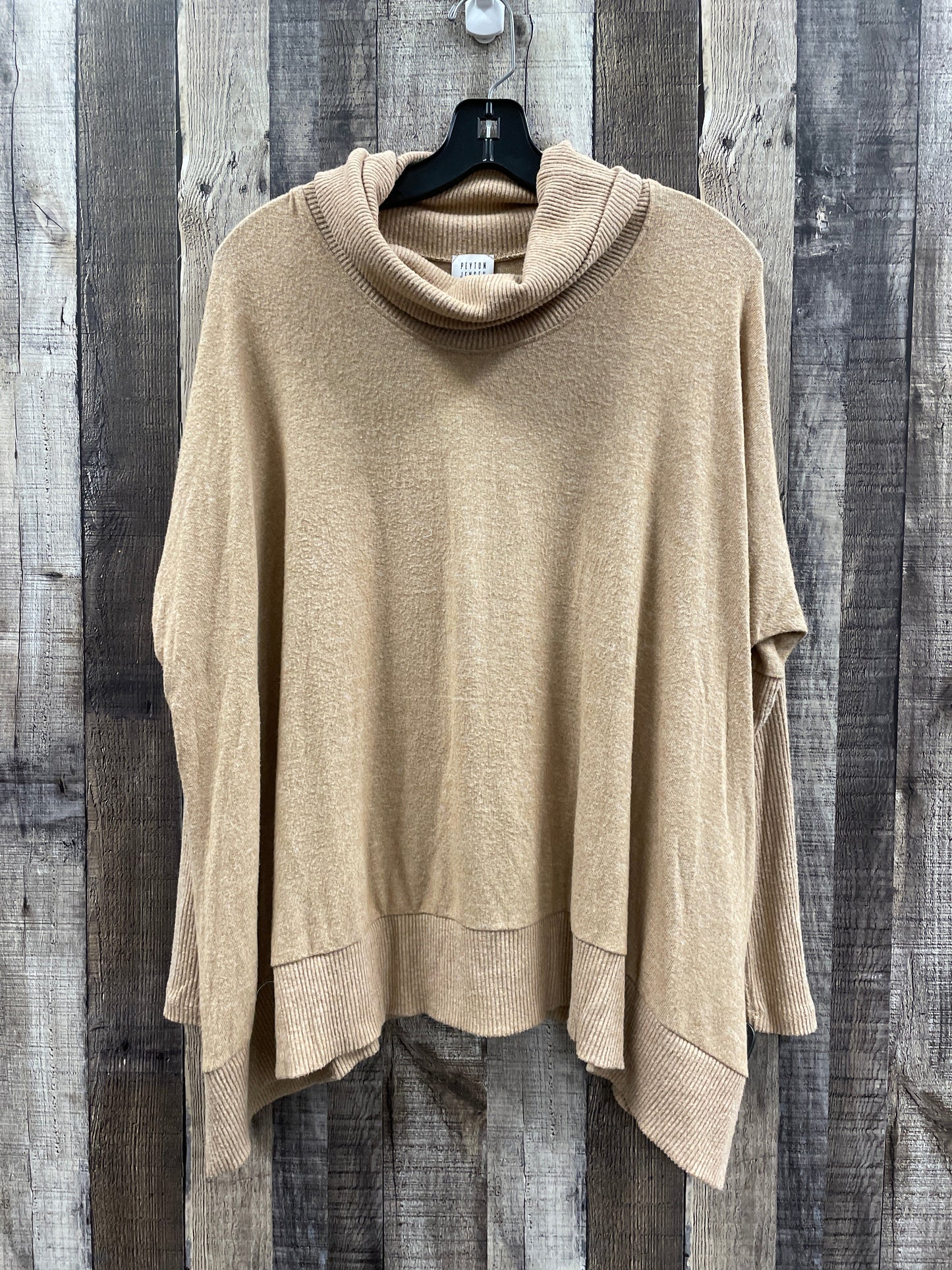 Sweater By Peyton Jensen In Tan, Size: S