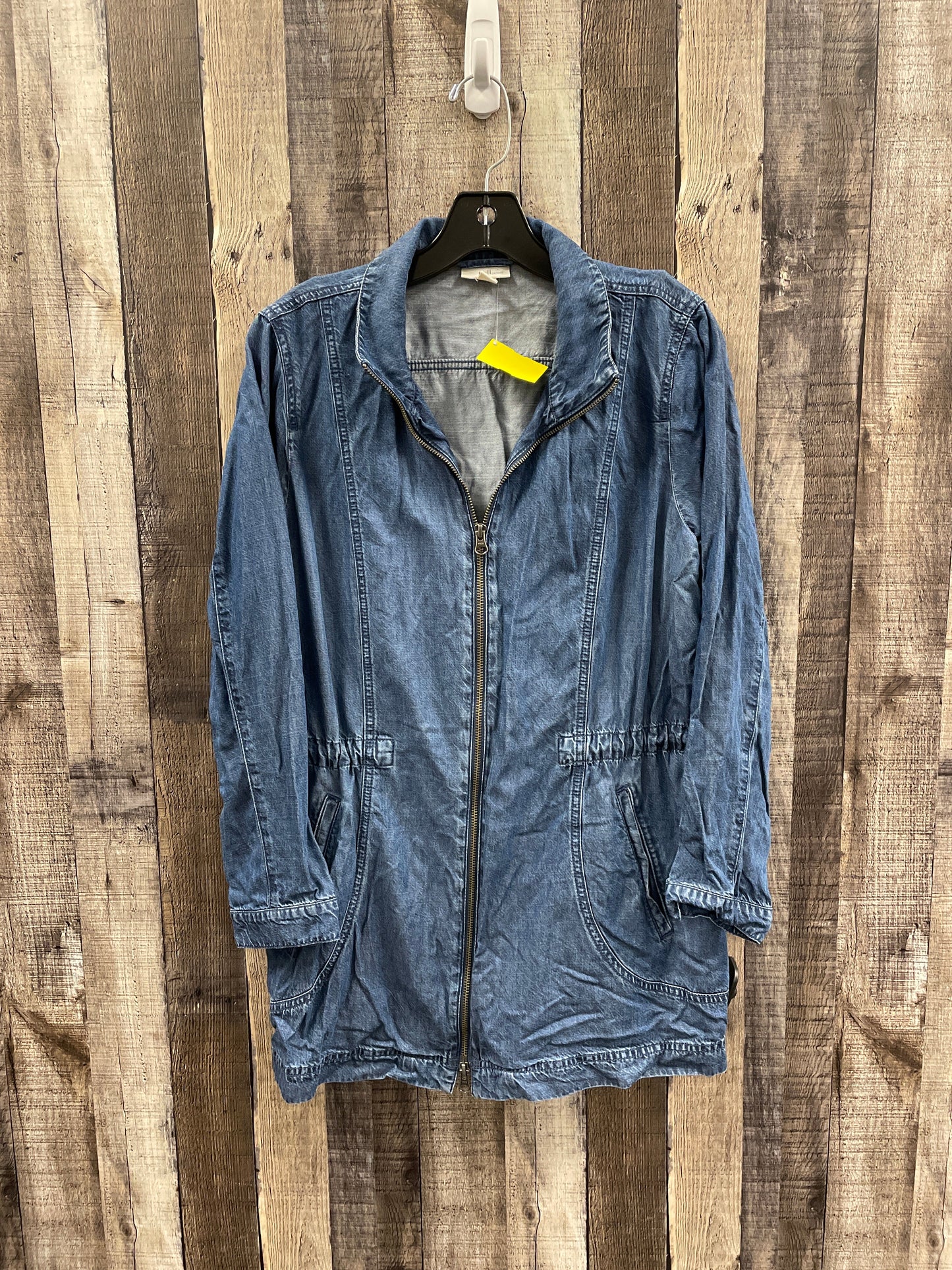 Jacket Denim By J. Jill In Blue Denim, Size: M