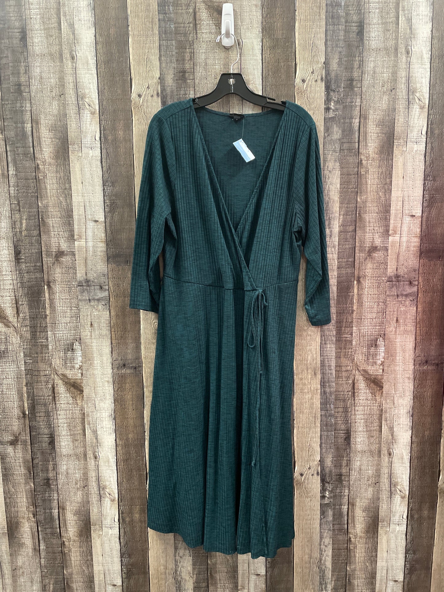 Dress Casual Midi By Torrid In Green, Size: 2x