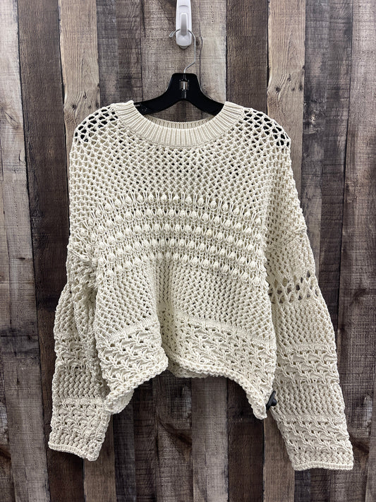 Sweater By Cme In Cream, Size: M