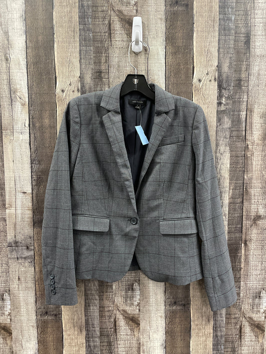 Blazer By Ann Taylor In Plaid Pattern, Size: Xxs