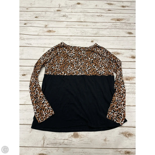 Top Long Sleeve Designer By Lilly Pulitzer In Animal Print, Size: L